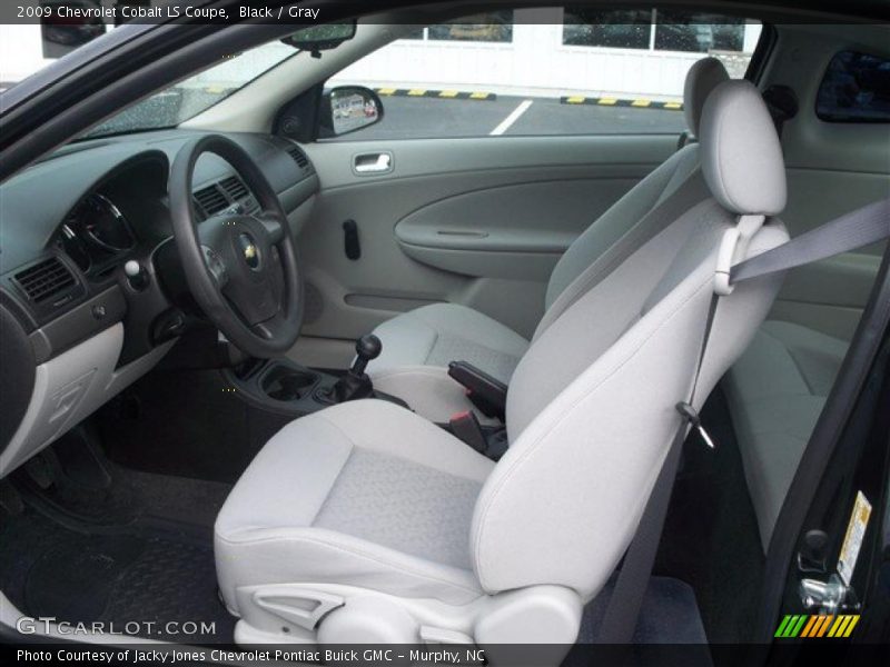 Black / Gray 2009 Chevrolet Cobalt LS Coupe