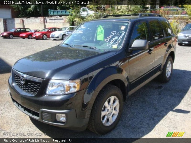 Mystic Black Metallic / Charcoal 2009 Mazda Tribute s Sport