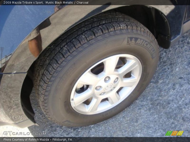 Mystic Black Metallic / Charcoal 2009 Mazda Tribute s Sport