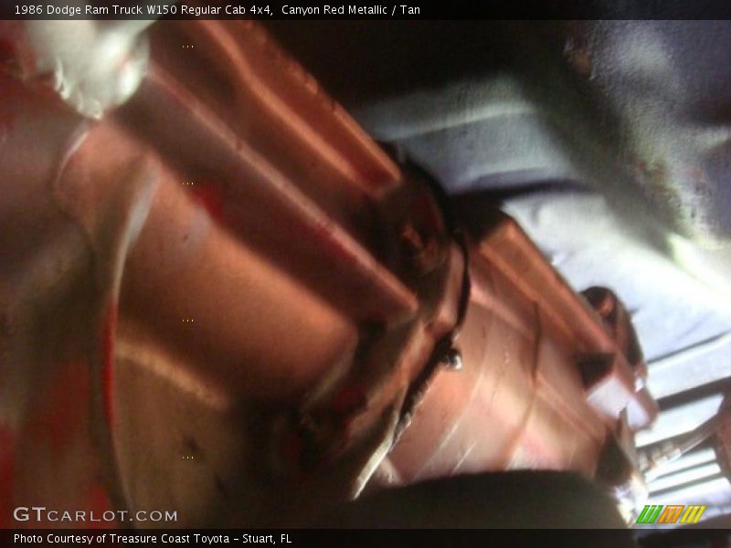Canyon Red Metallic / Tan 1986 Dodge Ram Truck W150 Regular Cab 4x4