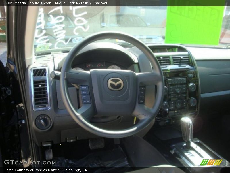 Mystic Black Metallic / Charcoal 2009 Mazda Tribute s Sport