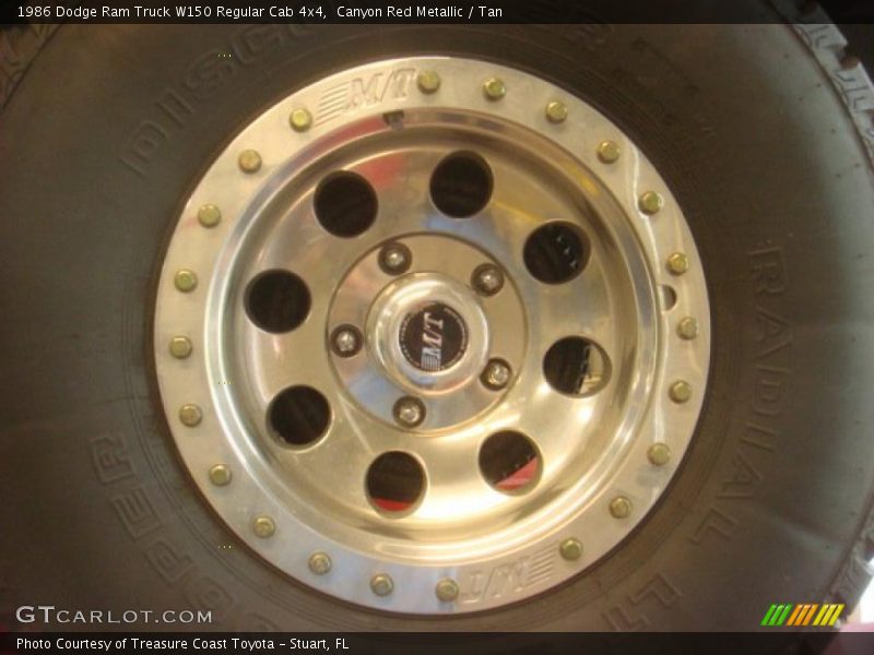 Canyon Red Metallic / Tan 1986 Dodge Ram Truck W150 Regular Cab 4x4