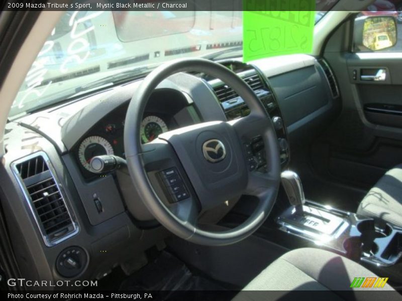 Mystic Black Metallic / Charcoal 2009 Mazda Tribute s Sport