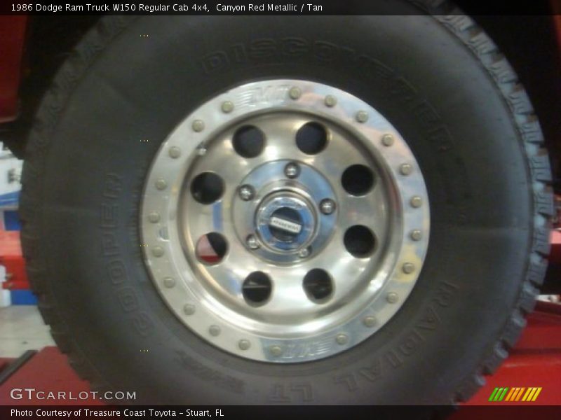 Canyon Red Metallic / Tan 1986 Dodge Ram Truck W150 Regular Cab 4x4
