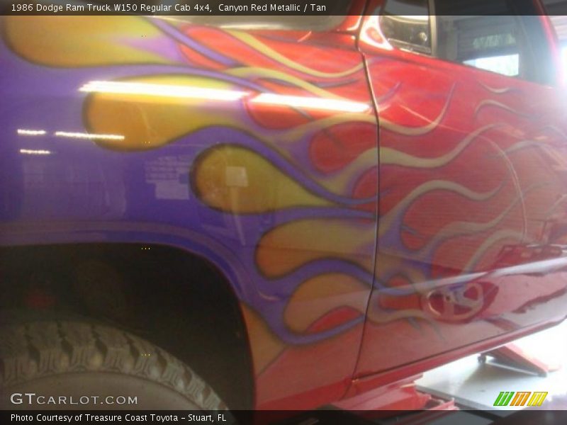 Canyon Red Metallic / Tan 1986 Dodge Ram Truck W150 Regular Cab 4x4