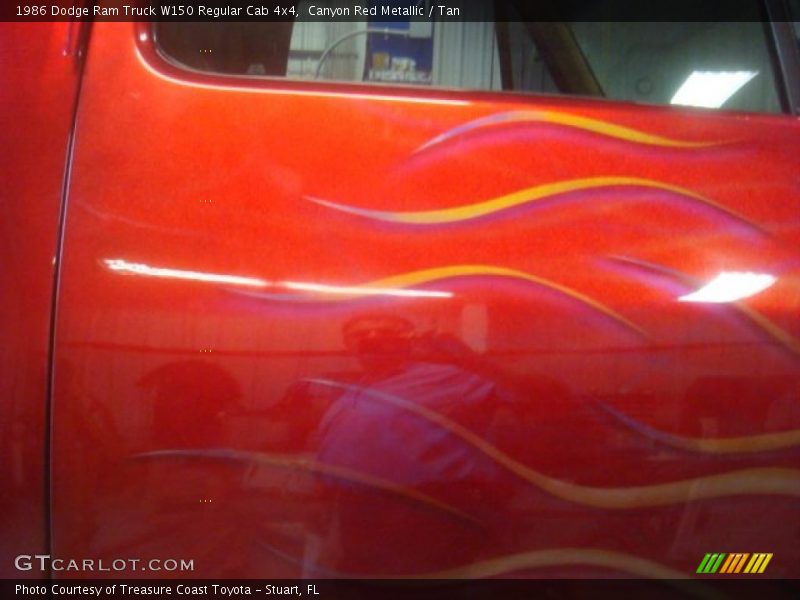 Canyon Red Metallic / Tan 1986 Dodge Ram Truck W150 Regular Cab 4x4