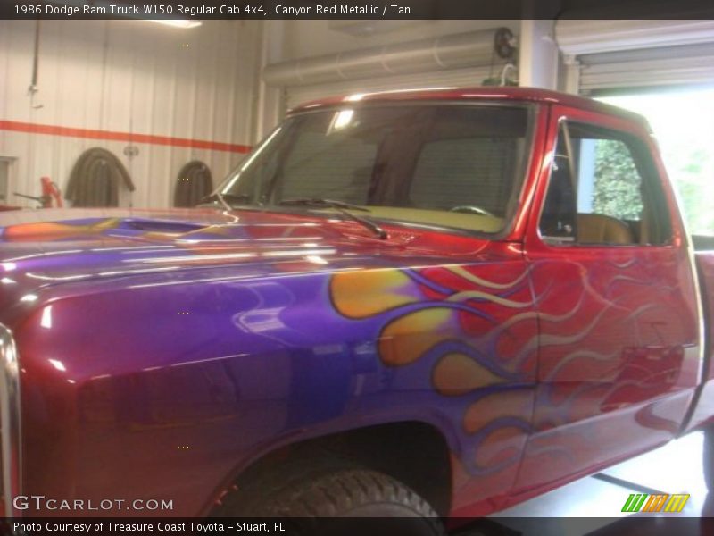 Canyon Red Metallic / Tan 1986 Dodge Ram Truck W150 Regular Cab 4x4
