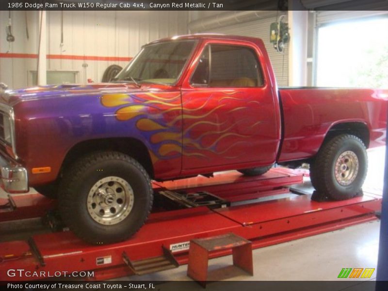 Canyon Red Metallic / Tan 1986 Dodge Ram Truck W150 Regular Cab 4x4