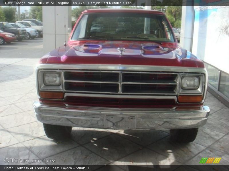 Canyon Red Metallic / Tan 1986 Dodge Ram Truck W150 Regular Cab 4x4