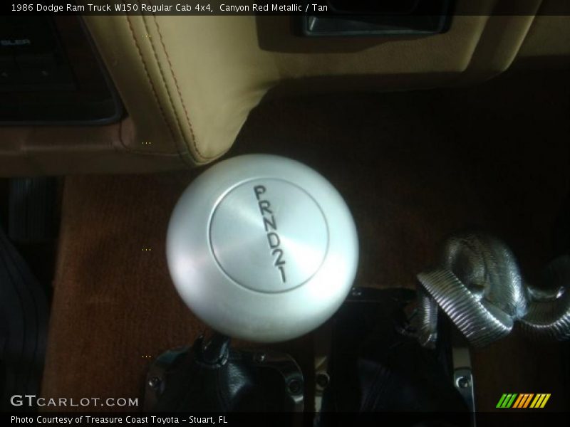Canyon Red Metallic / Tan 1986 Dodge Ram Truck W150 Regular Cab 4x4