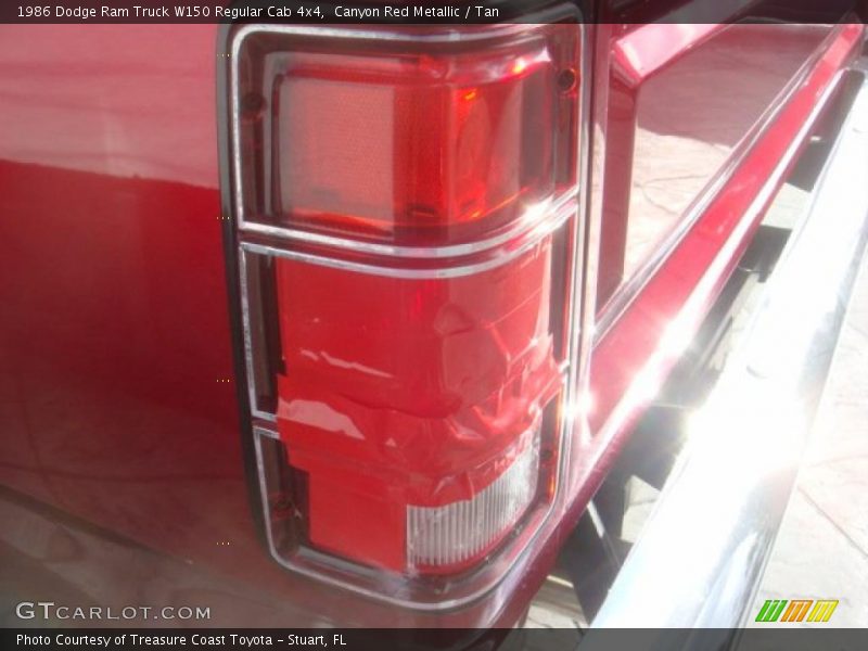 Canyon Red Metallic / Tan 1986 Dodge Ram Truck W150 Regular Cab 4x4