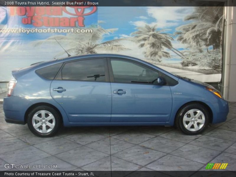 Seaside Blue Pearl / Bisque 2008 Toyota Prius Hybrid