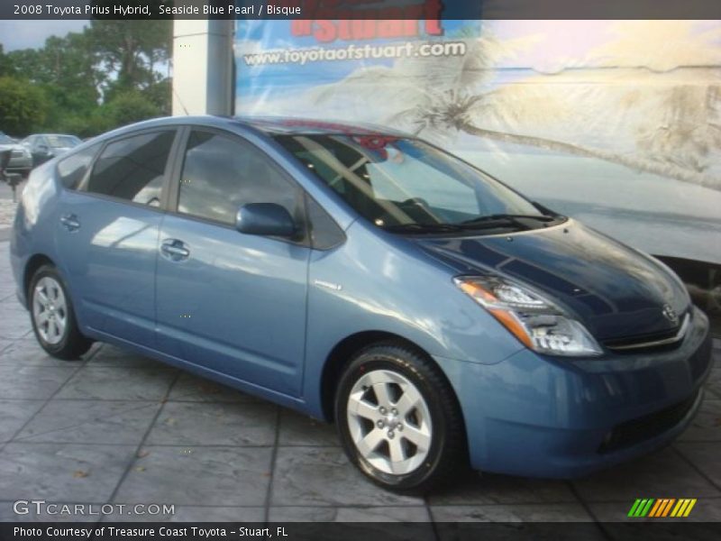 Seaside Blue Pearl / Bisque 2008 Toyota Prius Hybrid
