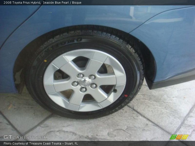 Seaside Blue Pearl / Bisque 2008 Toyota Prius Hybrid
