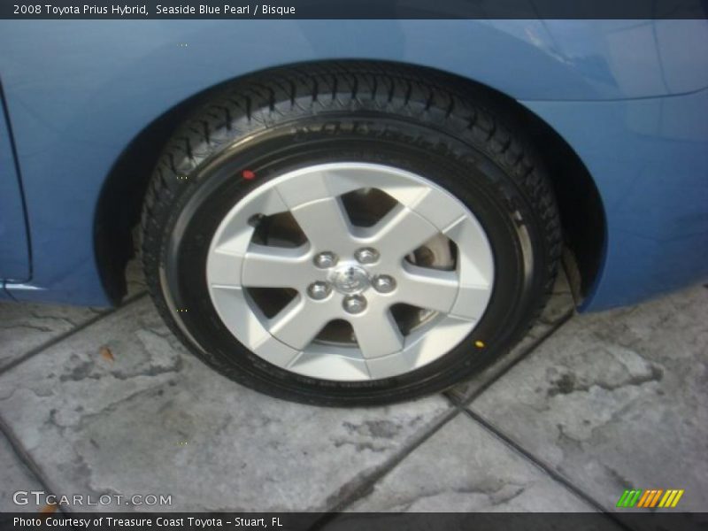 Seaside Blue Pearl / Bisque 2008 Toyota Prius Hybrid