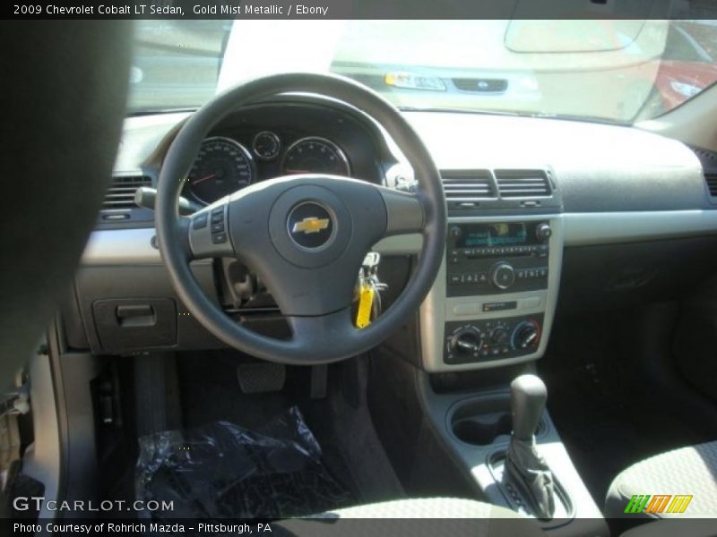 Gold Mist Metallic / Ebony 2009 Chevrolet Cobalt LT Sedan