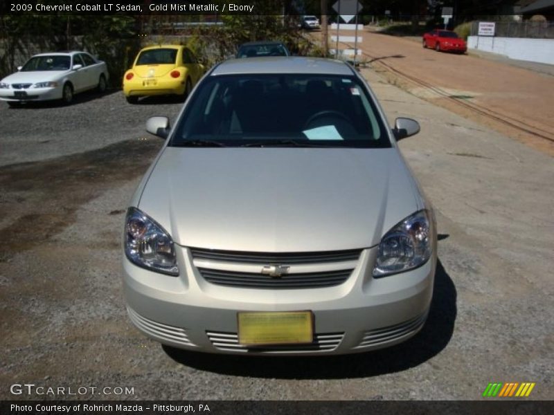 Gold Mist Metallic / Ebony 2009 Chevrolet Cobalt LT Sedan