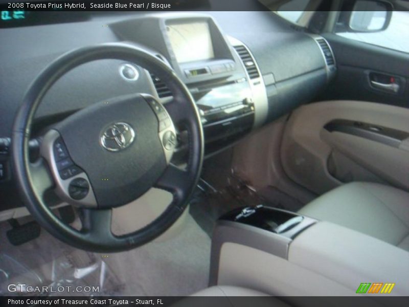 Seaside Blue Pearl / Bisque 2008 Toyota Prius Hybrid