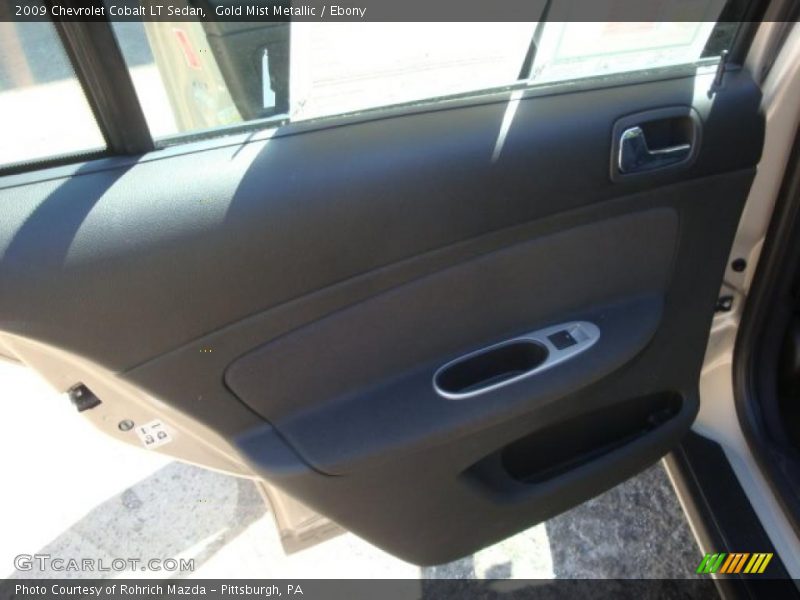 Gold Mist Metallic / Ebony 2009 Chevrolet Cobalt LT Sedan