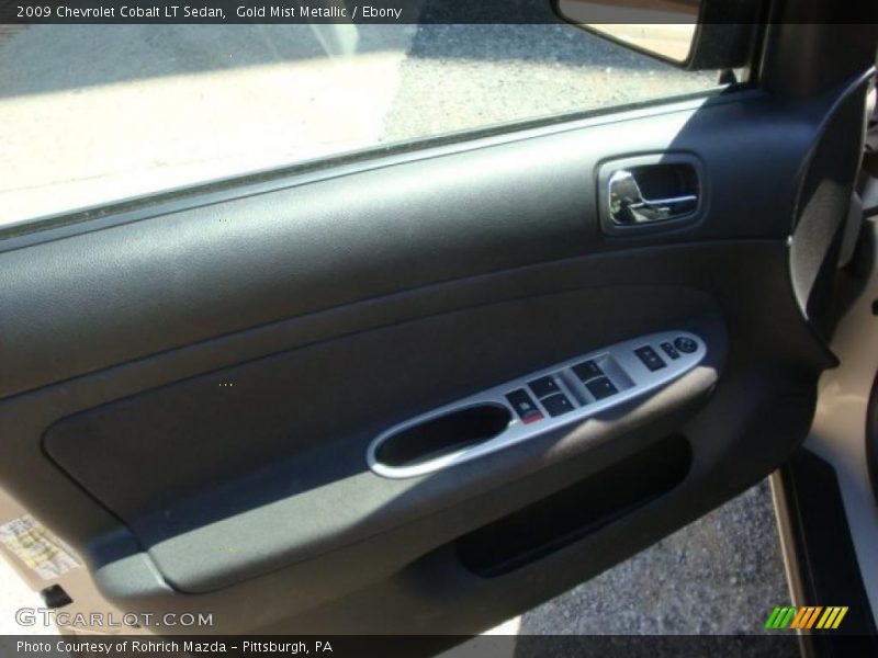 Gold Mist Metallic / Ebony 2009 Chevrolet Cobalt LT Sedan