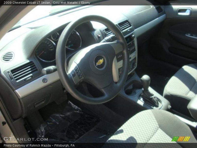 Gold Mist Metallic / Ebony 2009 Chevrolet Cobalt LT Sedan