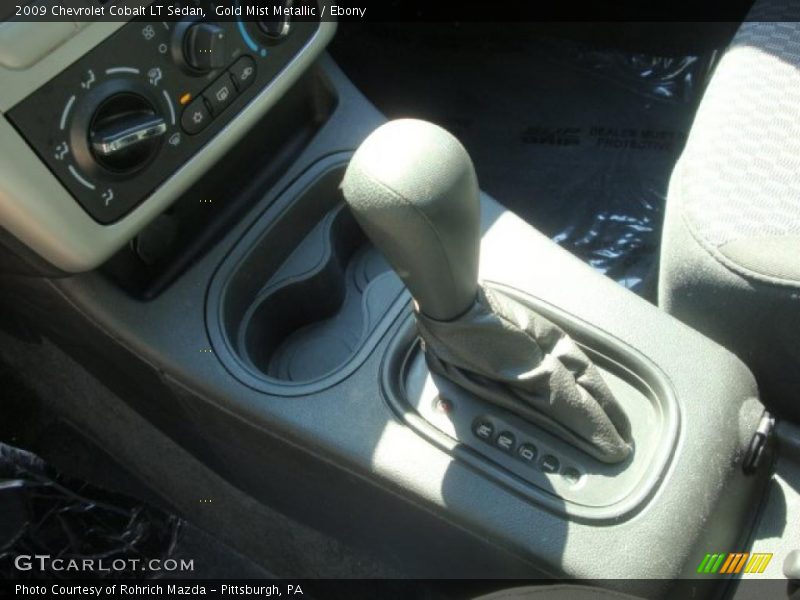 Gold Mist Metallic / Ebony 2009 Chevrolet Cobalt LT Sedan