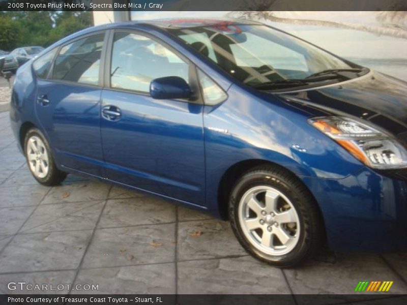 Spectra Blue Mica / Gray 2008 Toyota Prius Hybrid