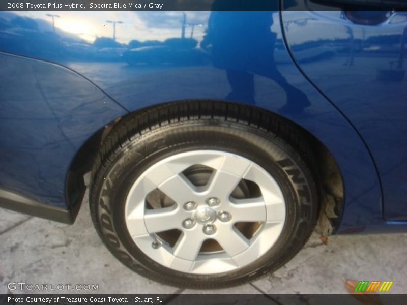 Spectra Blue Mica / Gray 2008 Toyota Prius Hybrid