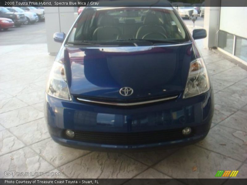 Spectra Blue Mica / Gray 2008 Toyota Prius Hybrid