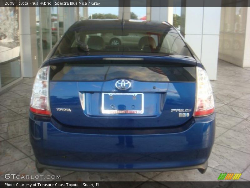 Spectra Blue Mica / Gray 2008 Toyota Prius Hybrid