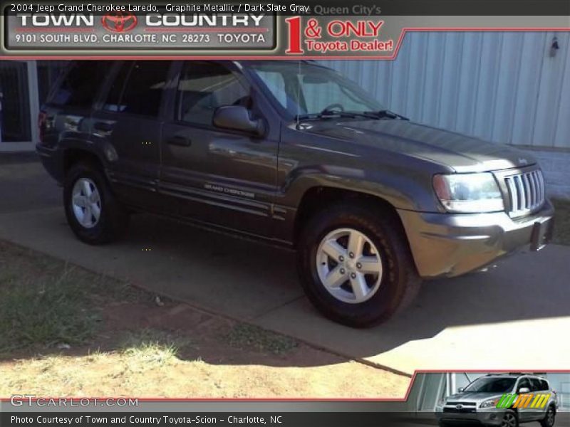 Graphite Metallic / Dark Slate Gray 2004 Jeep Grand Cherokee Laredo