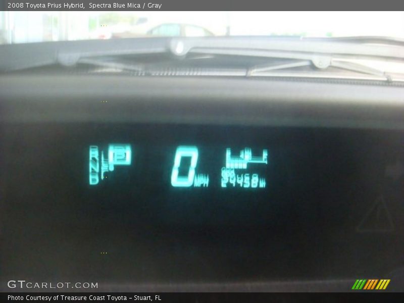 Spectra Blue Mica / Gray 2008 Toyota Prius Hybrid
