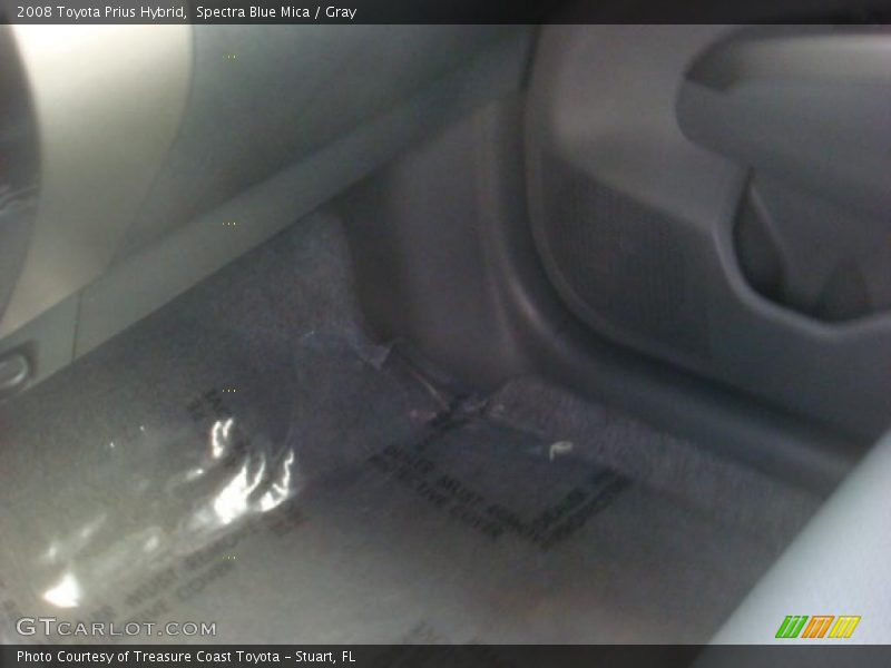 Spectra Blue Mica / Gray 2008 Toyota Prius Hybrid