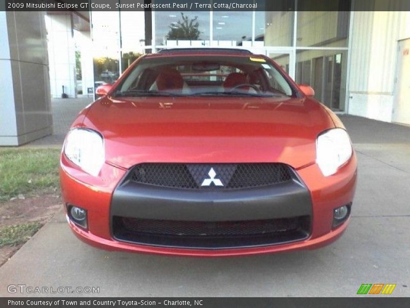 Sunset Pearlescent Pearl / Terra Cotta/Charcoal 2009 Mitsubishi Eclipse GT Coupe