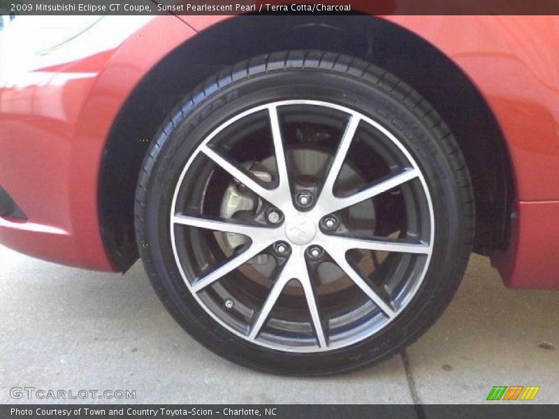 Sunset Pearlescent Pearl / Terra Cotta/Charcoal 2009 Mitsubishi Eclipse GT Coupe