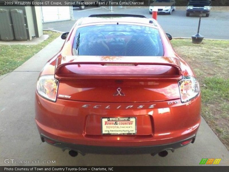 Sunset Pearlescent Pearl / Terra Cotta/Charcoal 2009 Mitsubishi Eclipse GT Coupe