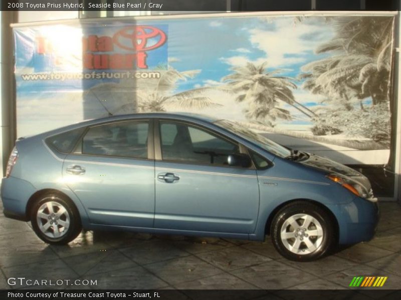 Seaside Blue Pearl / Gray 2008 Toyota Prius Hybrid