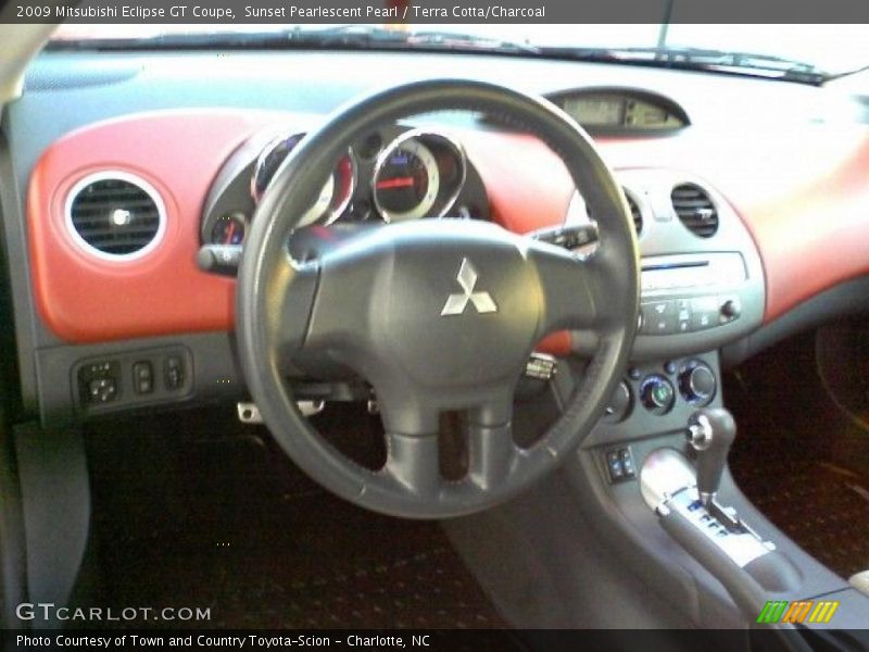 Sunset Pearlescent Pearl / Terra Cotta/Charcoal 2009 Mitsubishi Eclipse GT Coupe