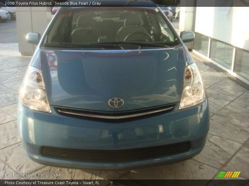 Seaside Blue Pearl / Gray 2008 Toyota Prius Hybrid