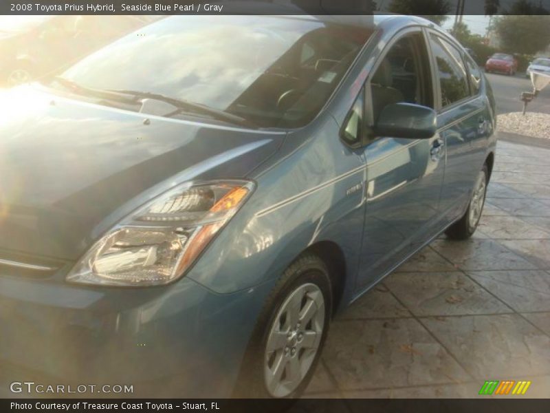 Seaside Blue Pearl / Gray 2008 Toyota Prius Hybrid