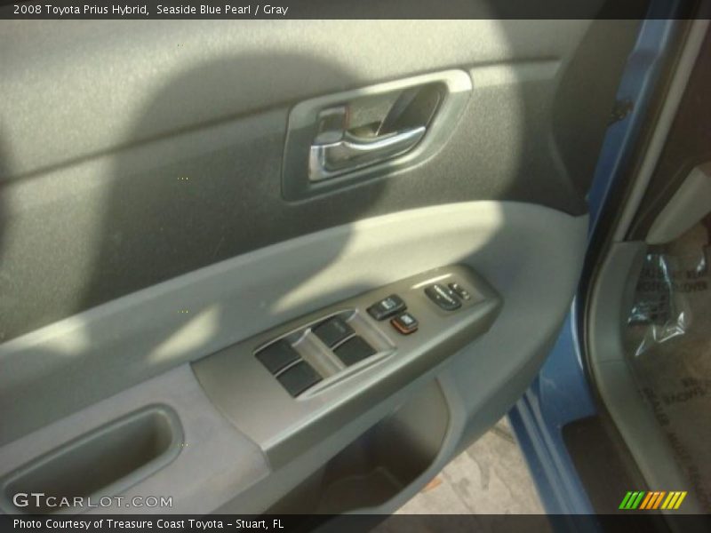 Seaside Blue Pearl / Gray 2008 Toyota Prius Hybrid