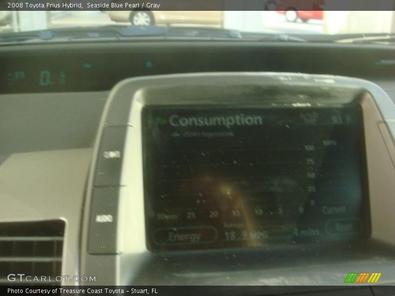 Seaside Blue Pearl / Gray 2008 Toyota Prius Hybrid