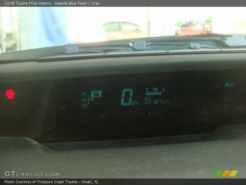 Seaside Blue Pearl / Gray 2008 Toyota Prius Hybrid