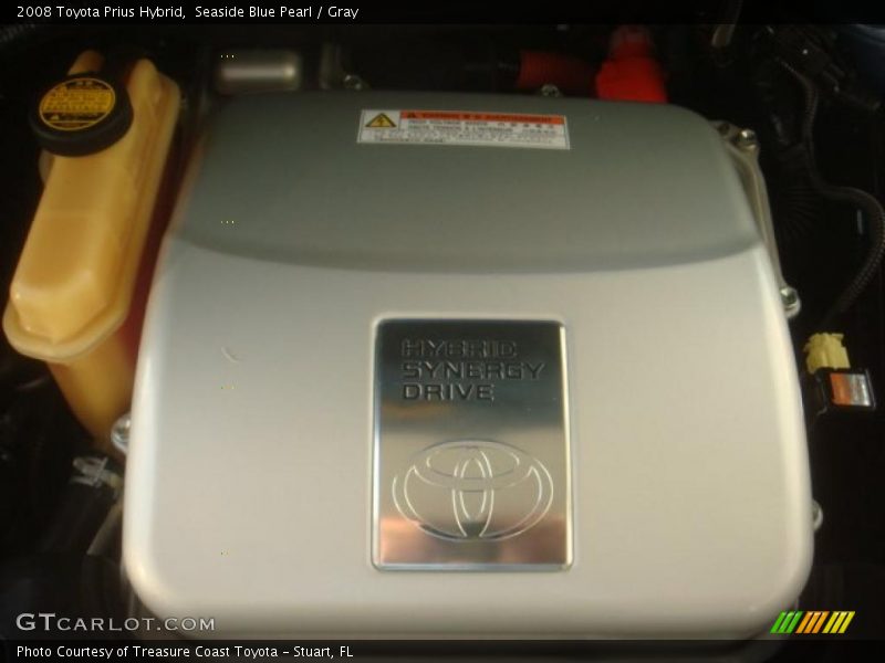 Seaside Blue Pearl / Gray 2008 Toyota Prius Hybrid