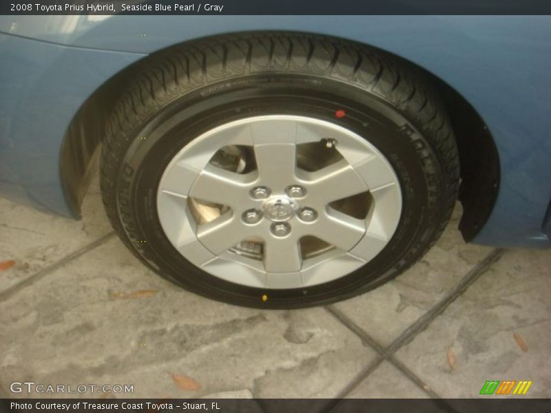 Seaside Blue Pearl / Gray 2008 Toyota Prius Hybrid