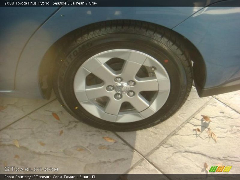 Seaside Blue Pearl / Gray 2008 Toyota Prius Hybrid