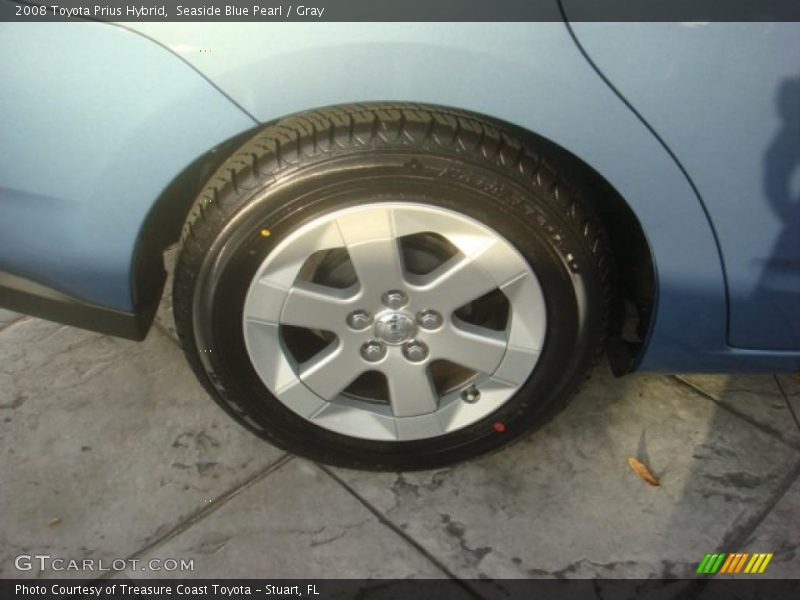Seaside Blue Pearl / Gray 2008 Toyota Prius Hybrid