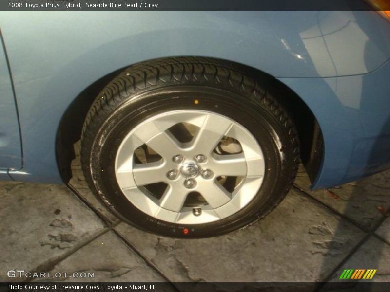 Seaside Blue Pearl / Gray 2008 Toyota Prius Hybrid
