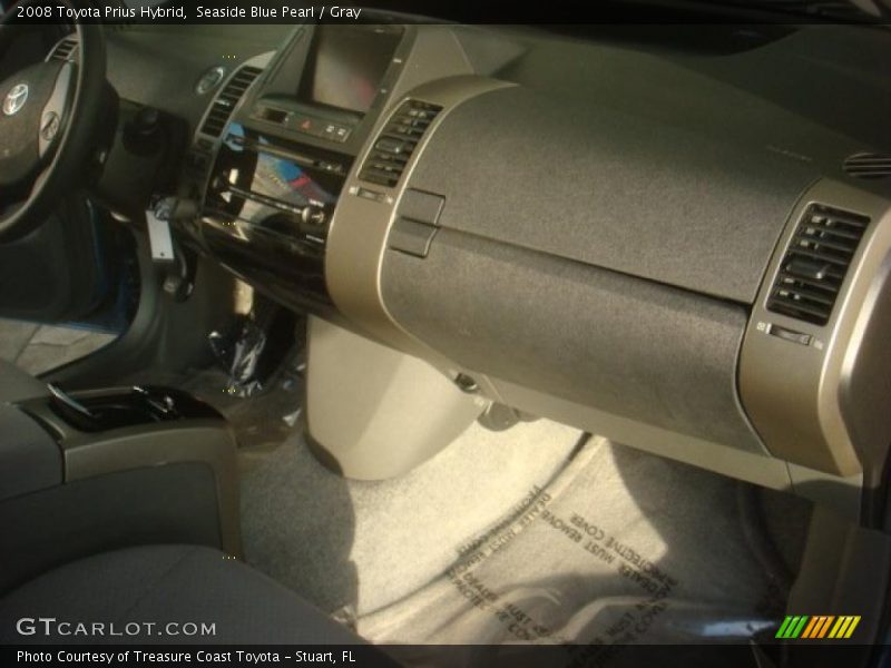 Seaside Blue Pearl / Gray 2008 Toyota Prius Hybrid