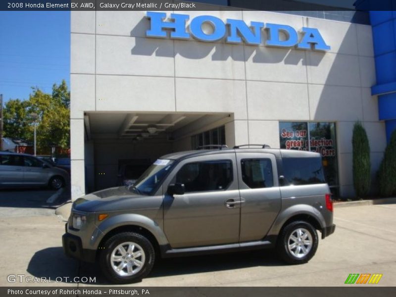 Galaxy Gray Metallic / Gray/Black 2008 Honda Element EX AWD